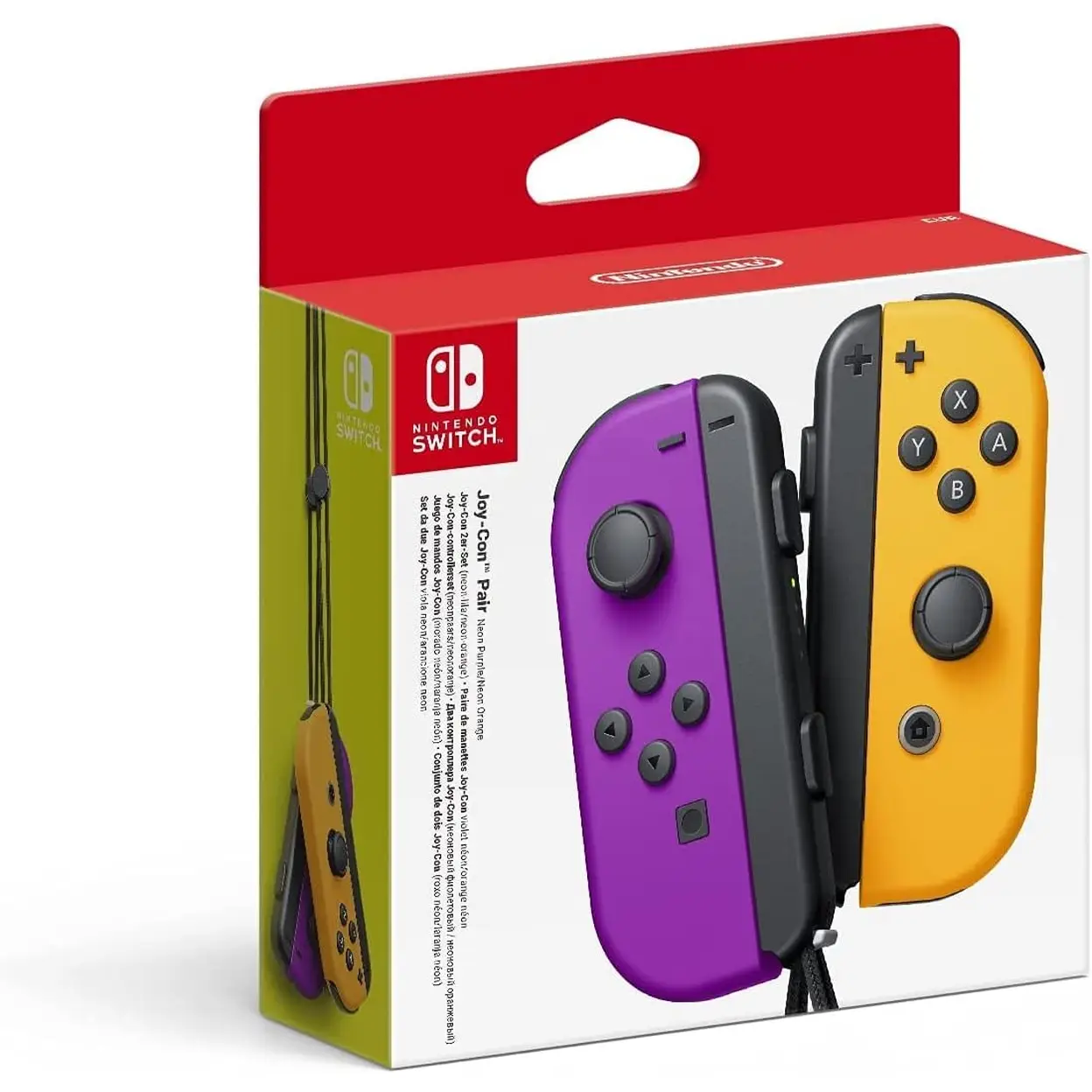 Nintendo Joy-Con Pair - Neon Purple / Neon Orange