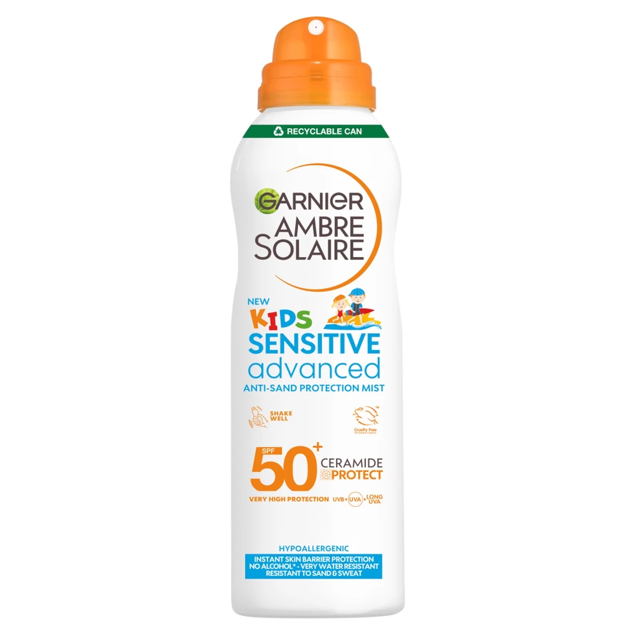 Garnier Ambre Solaire SPF 50+ Sensitive Advanced Kids Anti-Sand Mist 150ml