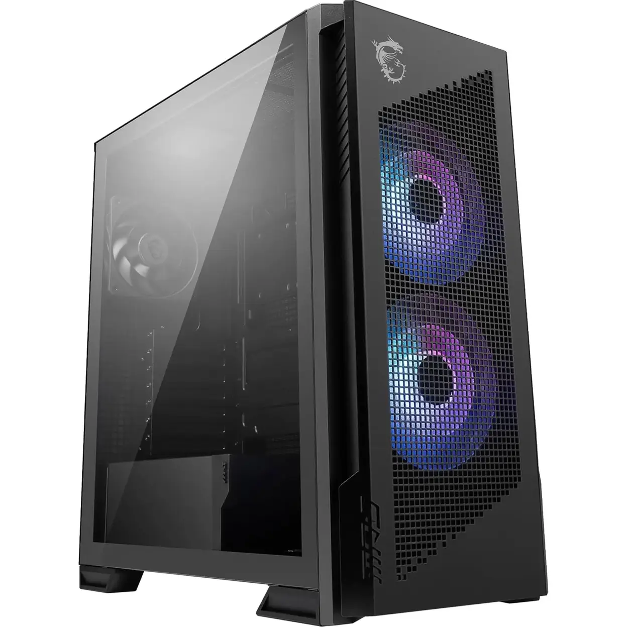 MSI MPG Velox 300R Airflow PZ Black Mid Tower Case