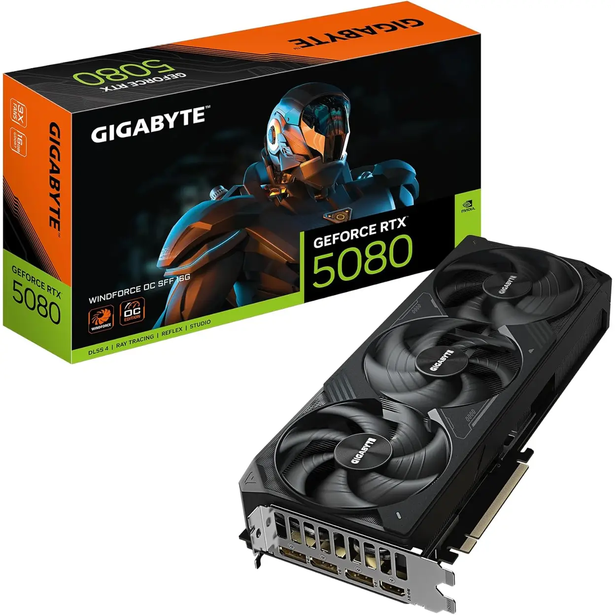 GIGABYTE GeForce RTX 5080 WINDFORCE OC SFF 16G