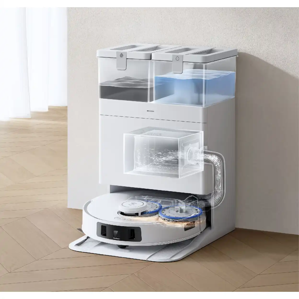 ECOVACS DEEBOT T30C PRO Robot Vacuum & Mop – 12,800Pa Suction, ZeroTangle 2.0, Hot Water Mop Wash, OMNI Station