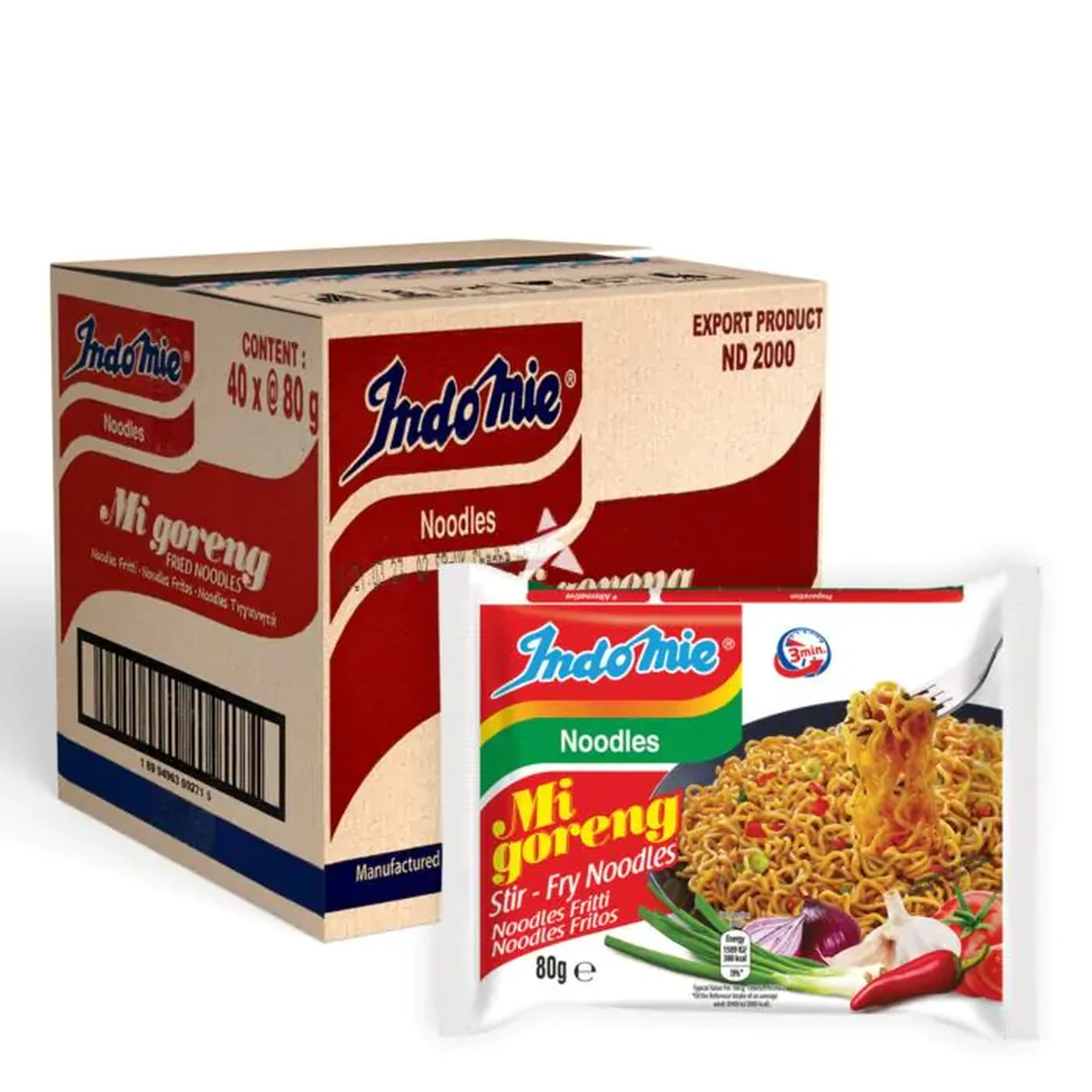 Indomie Instant Noodles Mi Goreng Original 80g x 40pcs
