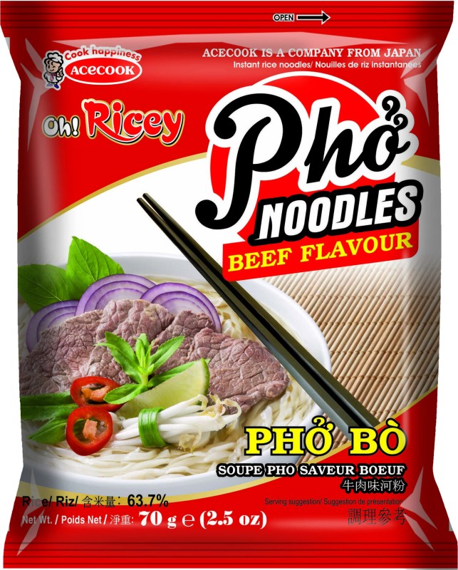 Oh! Ricey Instant Pho Beef Flavor 70g