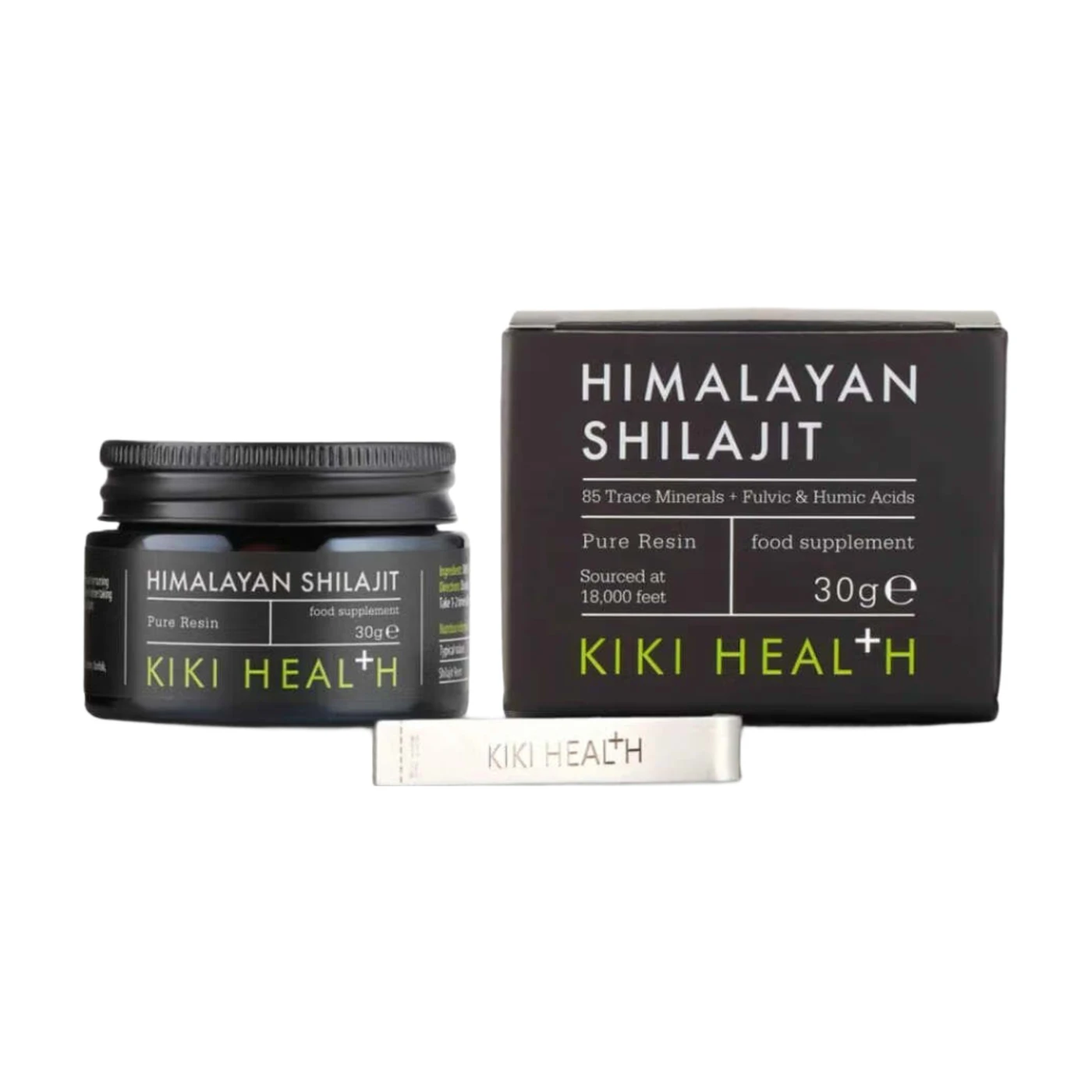 KIKI Health Himalayan Shilajit Resin Daily Wellness Support Powder - 30g