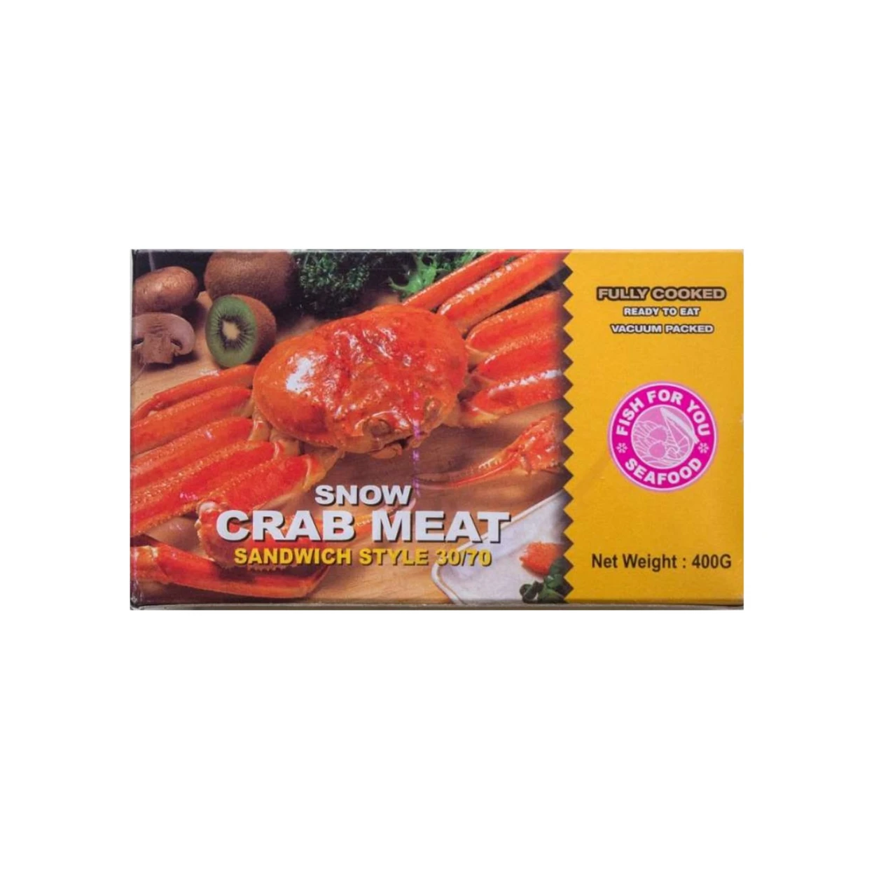 FISH-FOR-YOU Frozen Snow Crab Meat (100%) 400g net