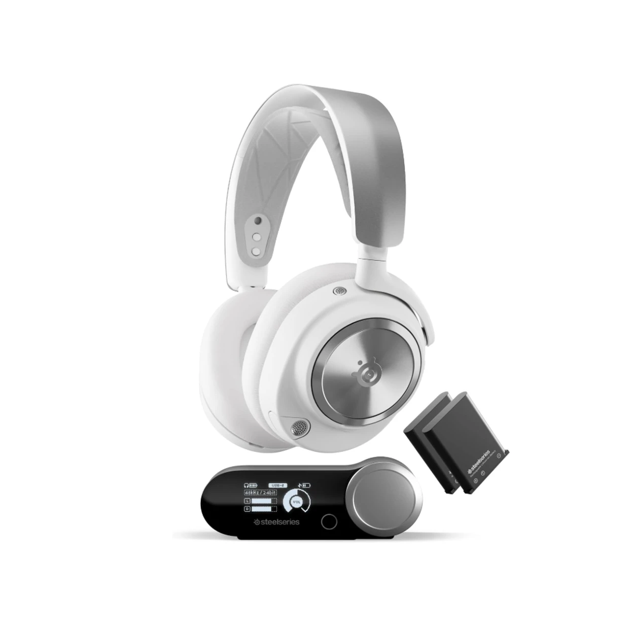 SteelSeries Arctis Nova Pro Wireless Gaming Headset PS5 PC - White